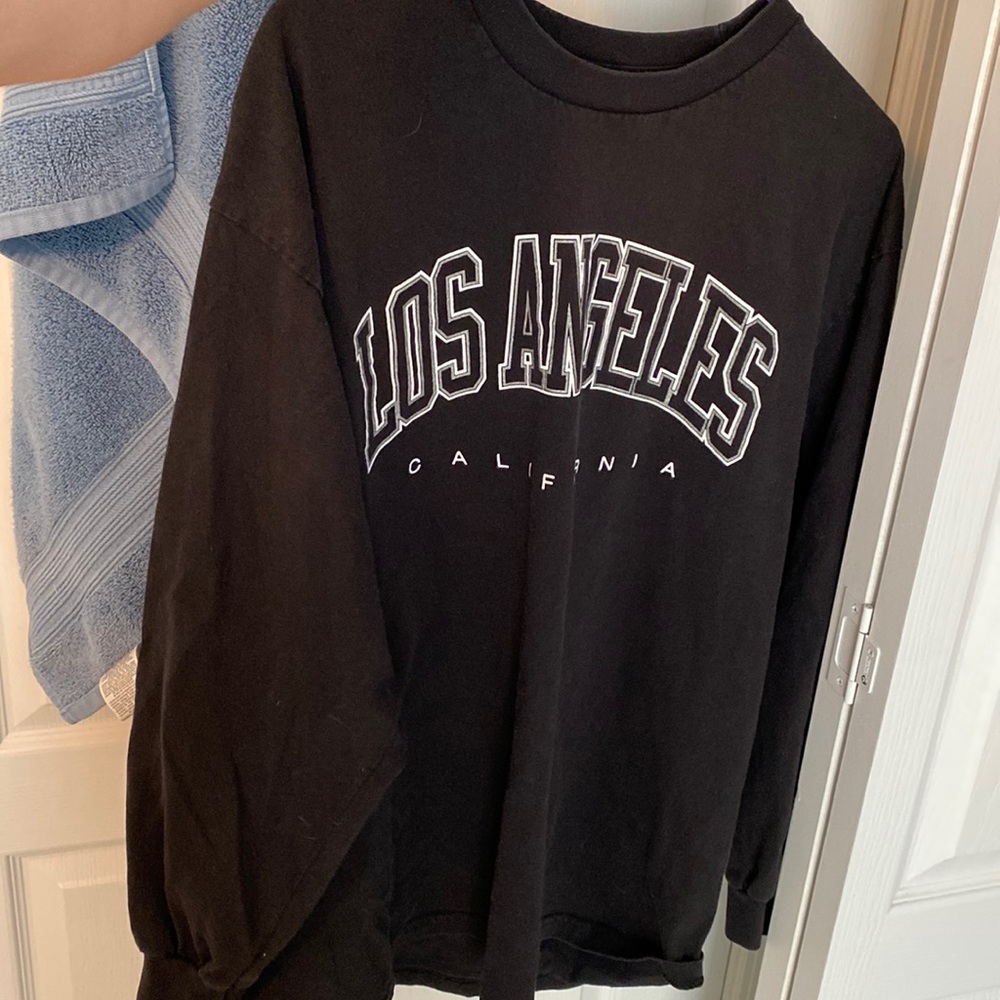 John gault oversized long sleeve tee